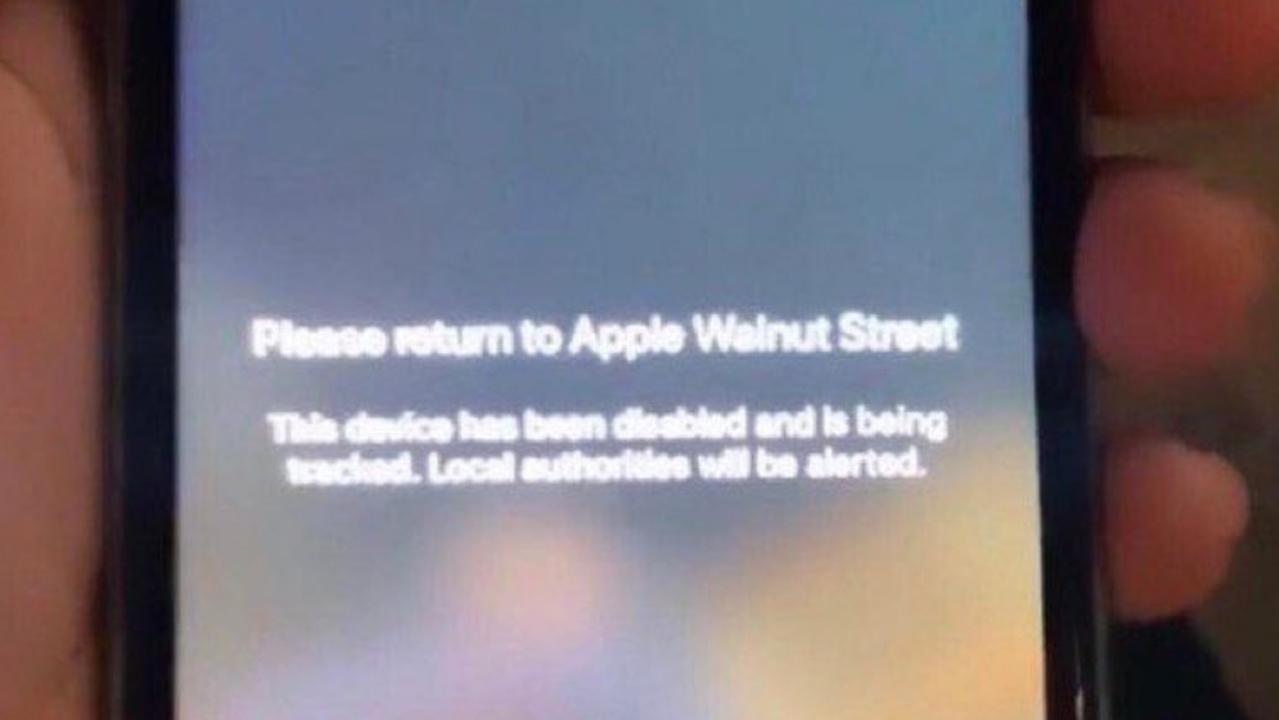 Устройство Apple заблокировано