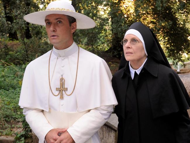 The Young Pope starring Jude Law as the first American Pope. Picture: Gianni Fiorito