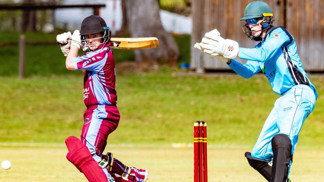 Tewantin-Noosa wicket-keeper Cooper Lea in action. Picture: Matt Mayo Sports Photography