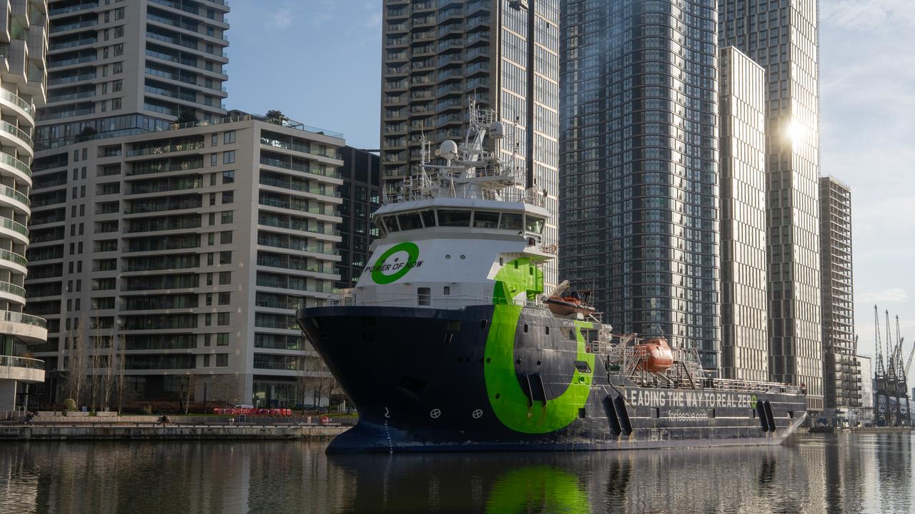 Forrest’s ammonia powered ship arrives for King’s sustainable markets initiative