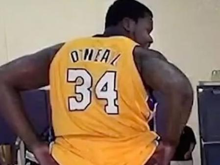 Shaquille O'Neal forgot to put underwear on for media day.