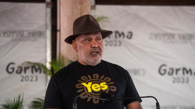 Noel Pearson speaks at the Garma Festival 2023. Picture: Pema Tamang Pakhrin