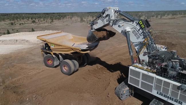 Work on Carmichael Mine box-cut under way