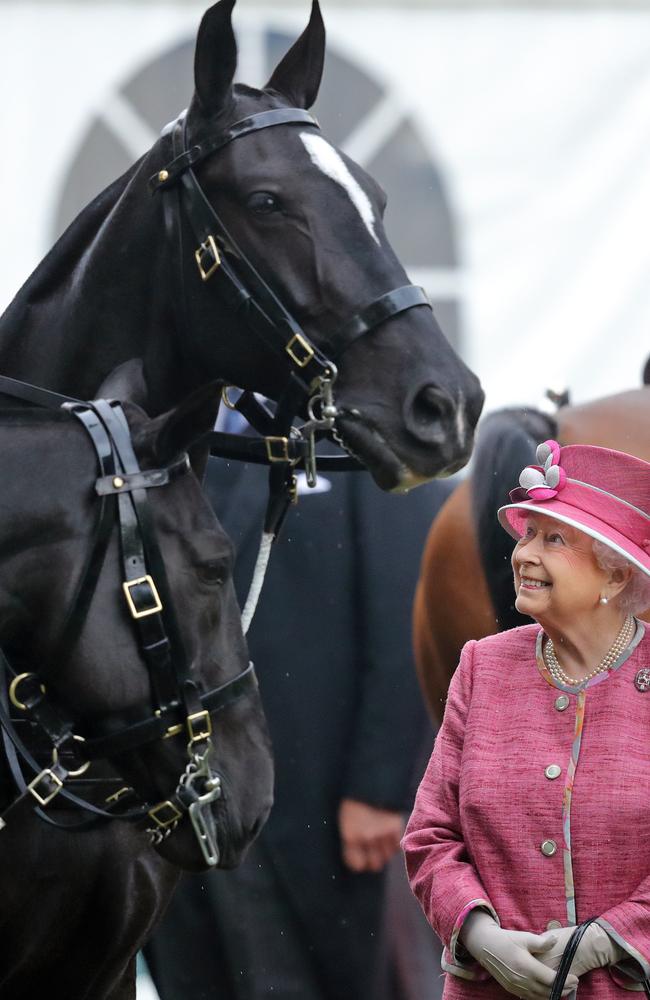 The Queen had a “passion” for horses. Picture: Getty Images