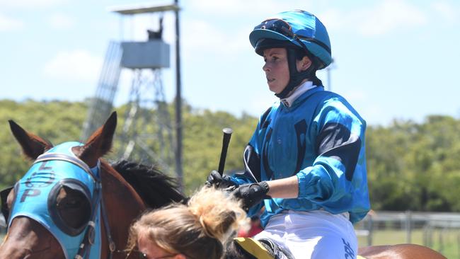 Kasie Stanley rides Tudor Sunrise to victory at the Ballina Boxing Day races.