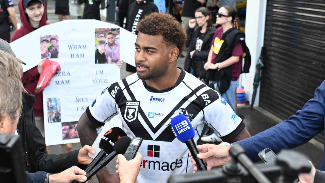 Ezra Mam returned for the Souths-Logan Magpies last weekend. Photo: Lyndon Mechielsen/Courier Mail