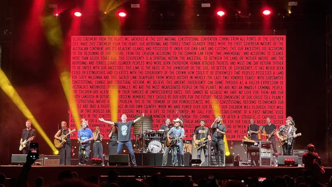 Makarrata Live with Midnight Oil and special guests at Womadelaide. Picture: Patrick McDonald