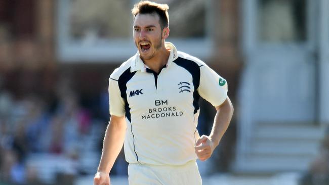 Toby Roland-Jones will make his Test debut against South Africa.