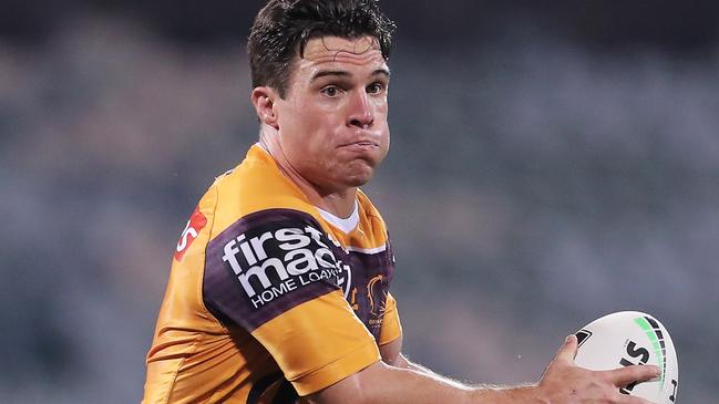 CANBERRA, AUSTRALIA - AUGUST 15: Brodie Croft of the Broncos runs with the ball during the round 14 NRL match between the Canberra Raiders and the Brisbane Broncos at GIO Stadium on August 15, 2020 in Canberra, Australia. (Photo by Matt King/Getty Images)