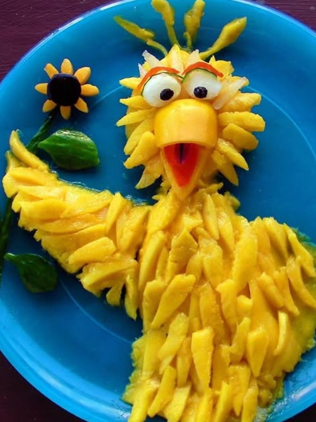 She used to make plates like this for her kids. Picture: Supplied