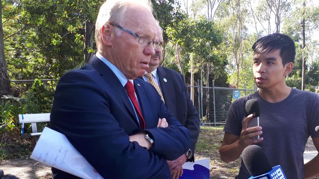 Peter Beattie said Games organisers would take no responsibility for problems experienced by businesses throughout the event. Photo: Brianna Morris-Grant