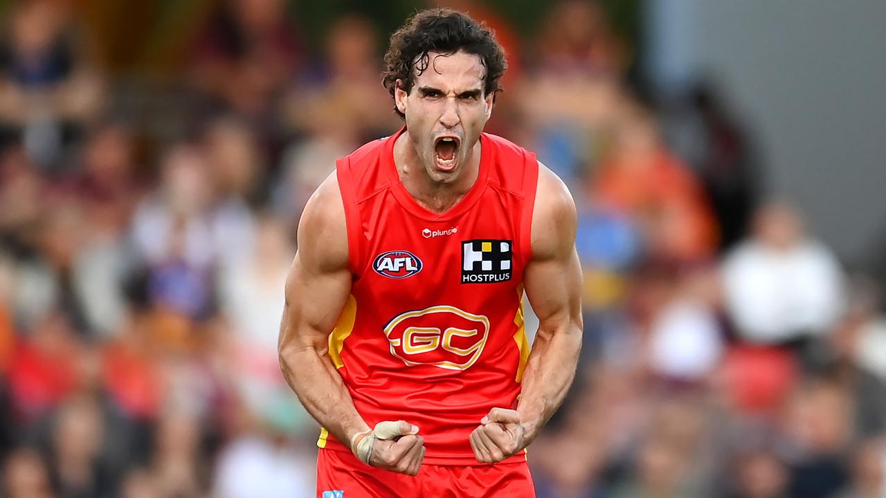 Ben King of the Gold Coast Suns. Picture: Albert Perez/AFL Photos via Getty Images