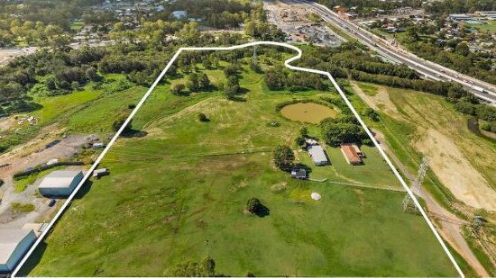 The large Taigum property is subject to a development application with Brisbane City Council to convert it into house blocks. Picture: Watt Realty/realestate.com.au