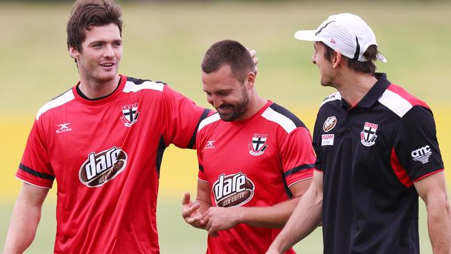 Dylan Roberton’s first impression of Jarryn Geary was way off. Picture: Michael Klein