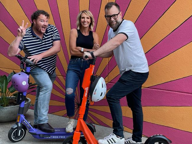 SAFM’s Bec, Cosi and Lehmo. Picture: Supplied.