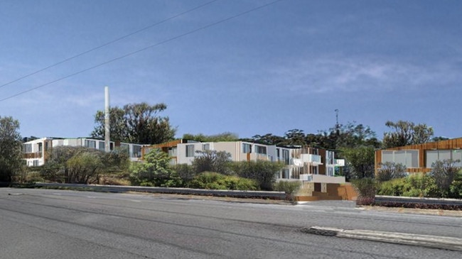 An artist's impression of a proposed 32-unit seniors living complex on Willandra Rd, Narraweena. Picture: Supplied