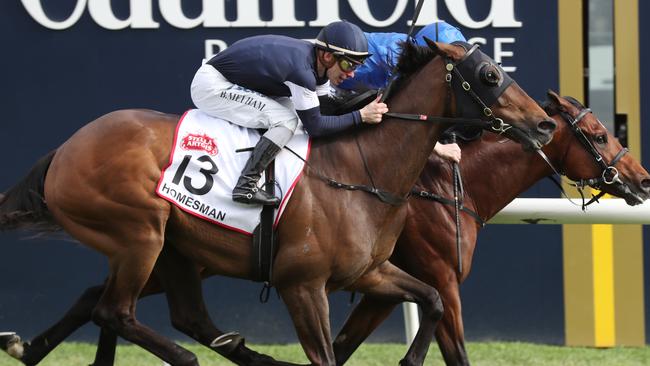 Best Solution (right) put some money in the kitty. Pic: AAP