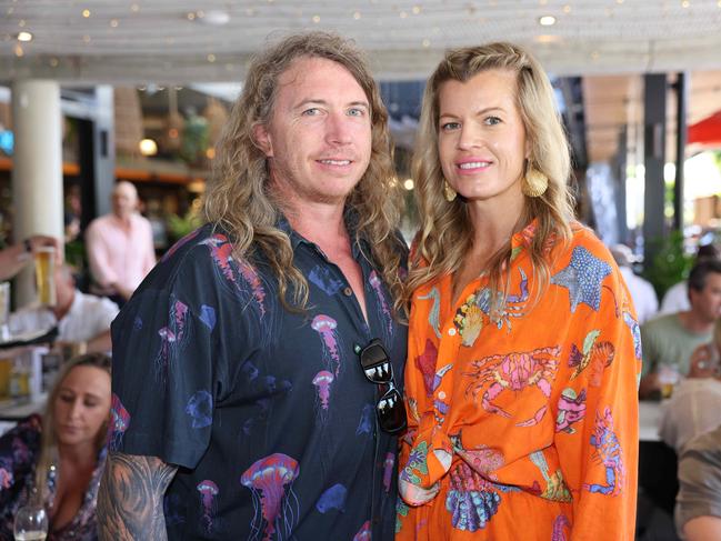 Kelly Gallagher and Lucas Gallagher at the M.O.B Academy Charity Lunch Edgewater Dinner and Lounge Capri on Via Roma for Gold Coast at Large. Picture, Portia Large.