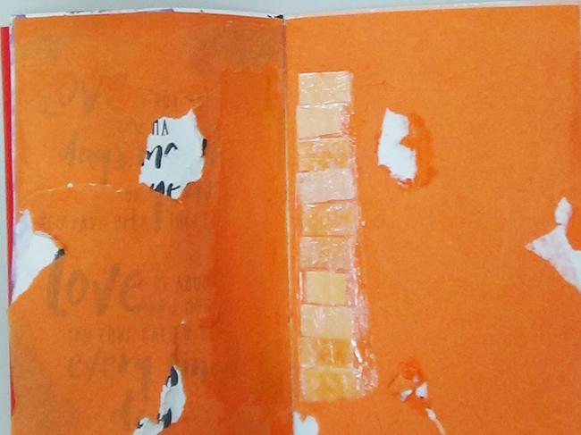 An intercepted greeting card with hidden strips of heroin-replacement drug buprenorphine, or “bupe”. Picture: Corrective Services NSW