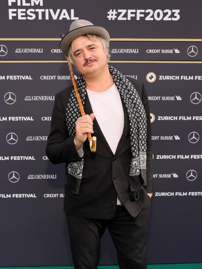 Doherty, seen here with a walking stick in 2023, has been told to stay off his feet or risk amputation. Picture: Joshua Sammer/Getty Images for ZFF