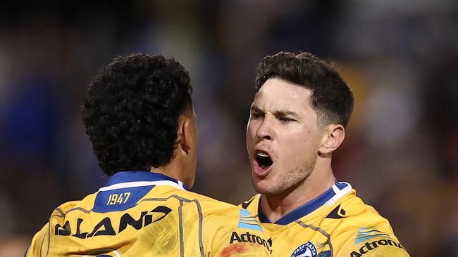 The Eels haven’t had a lot to celebrate lately. Picture; Cameron Spencer/Getty Images