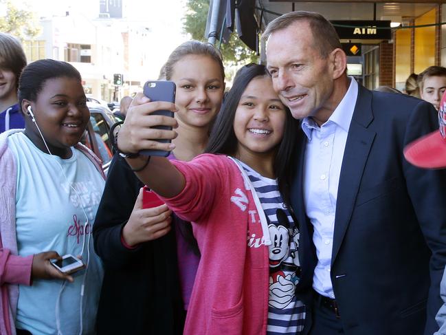 Mr Abbott is popular in Mosman. Picture: Annika Enderborg