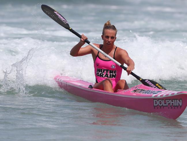 SURFERS PARADISE, AUSTRALIA - DECEMBER 15: Georgia Miller competes during the Nutri-Grain IronWoman series on December 15, 2019 in Surfers Paradise, Australia. (Photo by Chris Hyde/Getty Images)