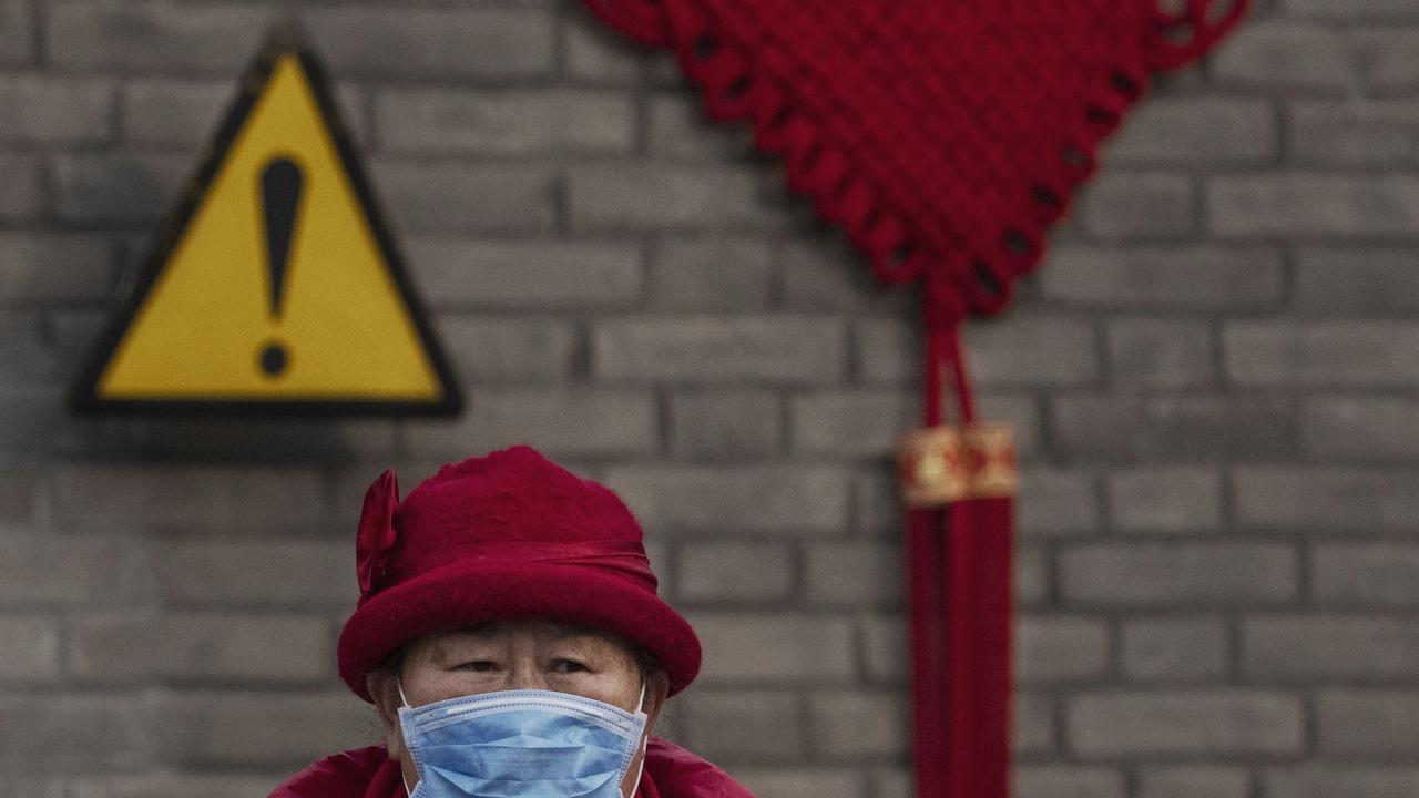 The number of cases of a deadly new coronavirus rose to over 2700 in mainland China Sunday as health officials locked down the city of Wuhan last week in an effort to contain the spread of the pneumonia-like disease which medicals experts have confirmed can be passed from human to human. Picture: Kevin Frayer/Getty Images