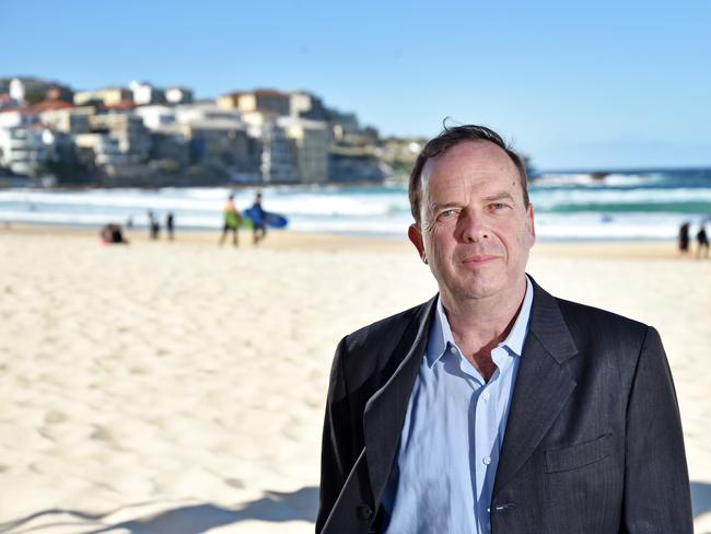 Waverley Mayor John Wakefield at Bondi Beach. Picture: AAP IMAGE/Troy Snook