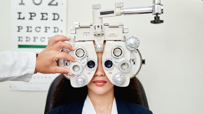 Eye exams for under-65s are subsidised every three years under Medicare. Picture: Getty Images