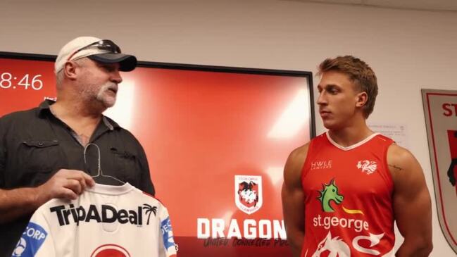Bundaberg athlete Jesse Marschke presented with debut NRL Jersey