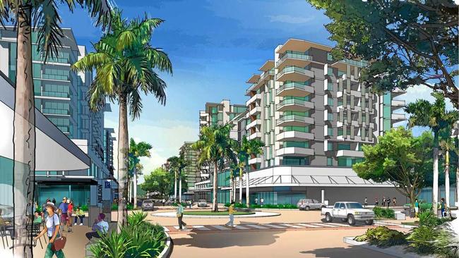 An artist's impression of Victoria Street in Mackay's CBD. Picture: CONTRIBUTED