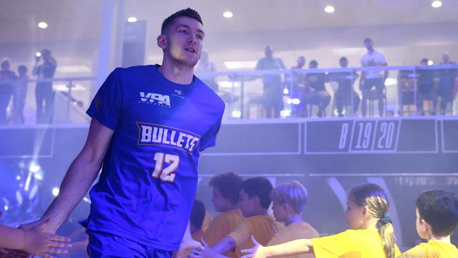 Will Magnay enters “The Armoury” ahead of Brisbane’s win over Perth this month.