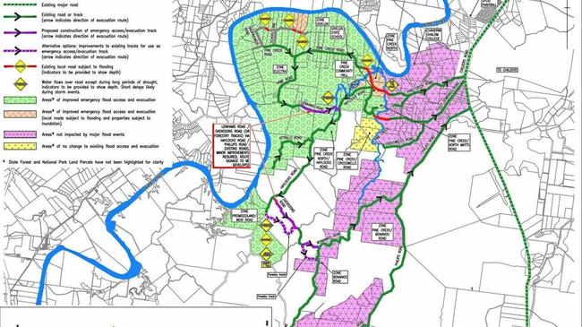 4WD Track Improvements included in the Upper Floodplain Evacuation Improvements project. Picture: Queensland Government