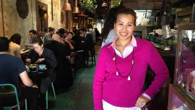 Pottery Green Baker co-owner Aimy Hoang advises taking time over a bowl of beef pho. Picture: Jenifer Jagielski