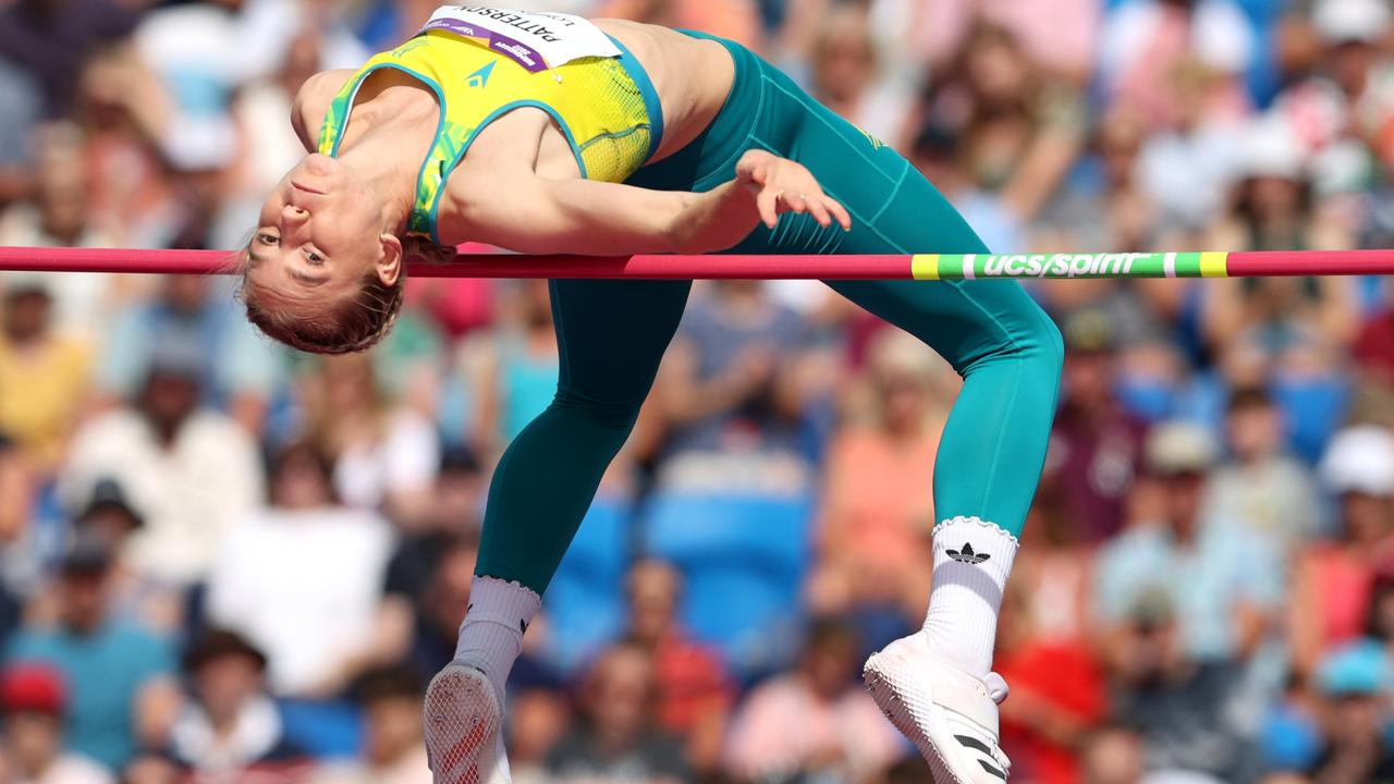 Eleanor Patterson suffered a shock upset in the high jump