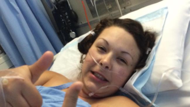 Elizabeth Miller underwent her first surgery in 2013.