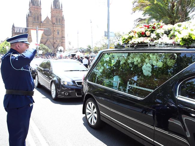 Curtis Cheng’s well attended funeral at St Mary's Cathederal.