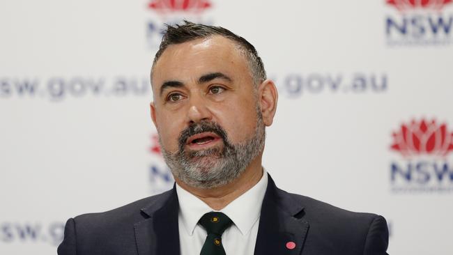 Deputy Premier John Barilaro said the Hunter would remain in lockdown. Picture: NCA NewsWire/Nikki Short.