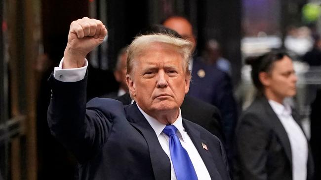 Donald Trump’s prosecution is so blatantly political that tens of millions of Americans will now lose trust in the judicial system. Picture: AFP