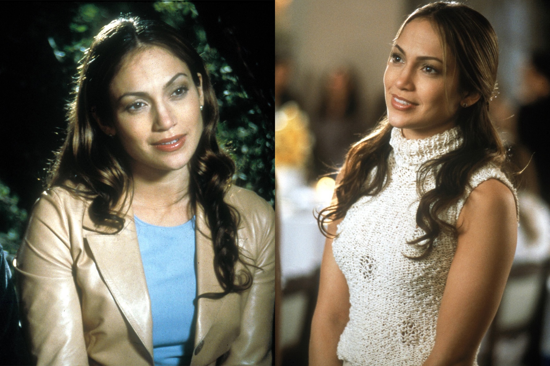 <p><em>Image credits: Columbia Pictures</em></p><h3><em>The Wedding Planner</em> (2001)</h3><p>It may be one of the lesser known rom-coms on this list, but its inclusion rests on the ever fashionable Jennifer Lopez and her ability to pull off this chic early aughties look. Through a timeless, trend-defiant wardrobe that blends quiet luxury with autumnal New York City vibes and successful working woman energy, J Lo as Mary in this 2001 rom-com champions leather coats, pencil skirts, well cut cardigans and turtlenecks in an unforgettably refined way.&nbsp;</p>