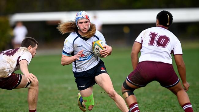 NSWJ player TJ O'Brien in action.