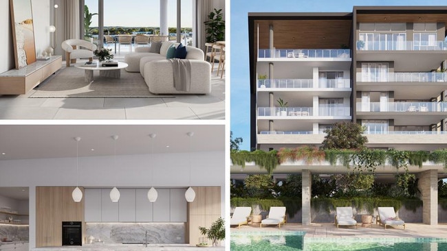 ‘Comino’ luxury residential apartments at The Cove in Pelican Waters