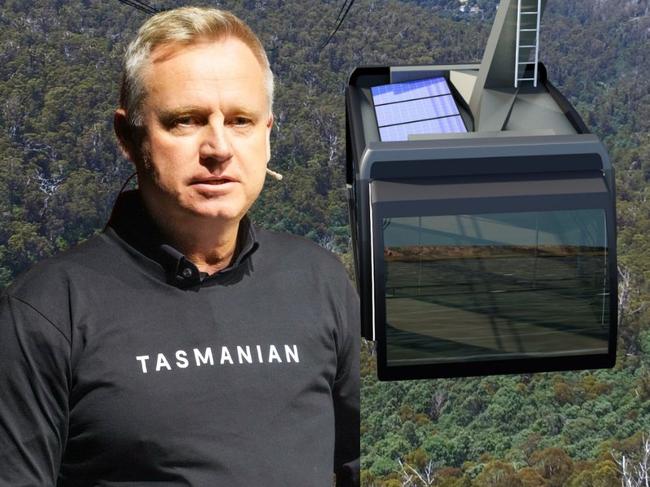 Jeremy Rockliff cable car.