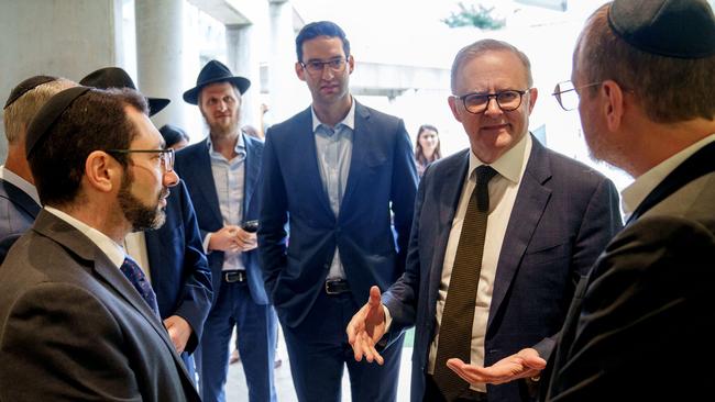 Anthony Albanese meets with Jewish Australians and Rabbinical Councils from across the country. Picture: PMO