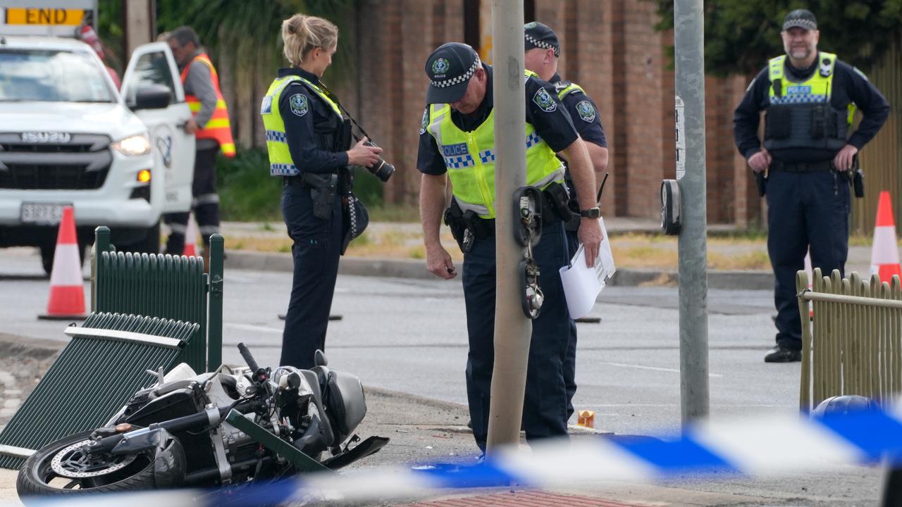 Motorcycle and car in horror Hope Valley smash