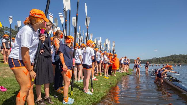24.08.2024 - 2024 Brisbane Schoolgirl Rowing Association Championship. Photos by Stephen Archer.