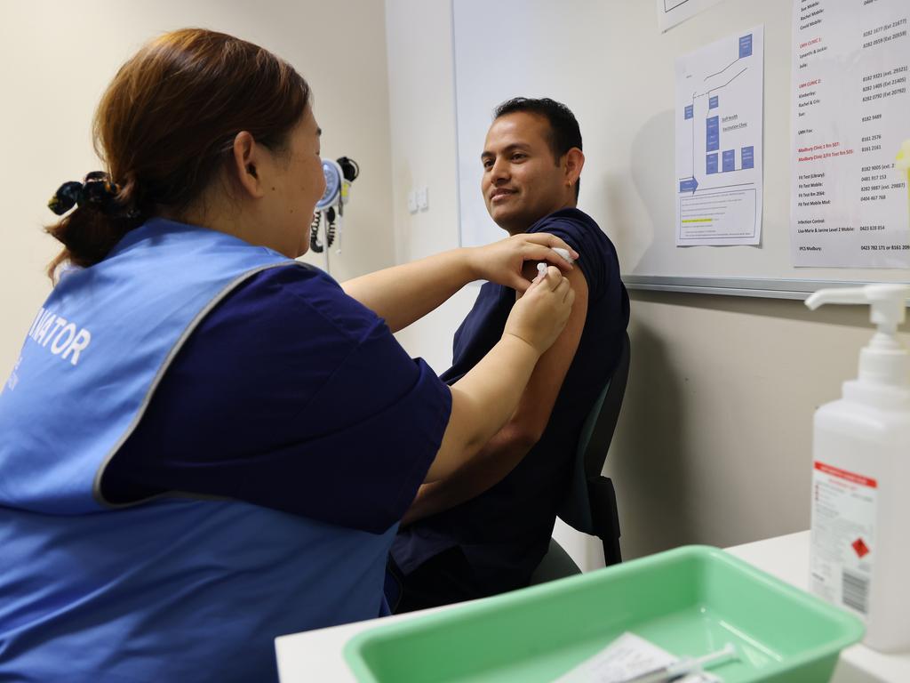 The SA Best MLC has also called for vaccination restrictions to be lifted so every Australian was eligible to get the jab they wanted without having to wait. Picture: NCA NewsWire / David Mariuz