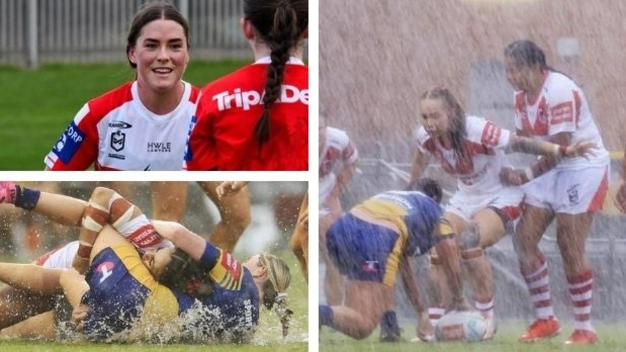 Keele Browne made her debut in atrocious conditions against Parramatta.