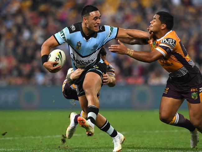 Valentine Holmes of the Sharks has been in phenomenal form. Picture: AAP